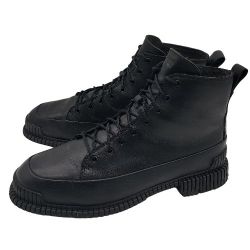 CAMPER 'Pix' Black Leather Superlite Combat Boot EU 41/US Womens 11 Mens 8 $243