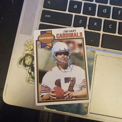 Jim Hart 1979 Topps Football Card