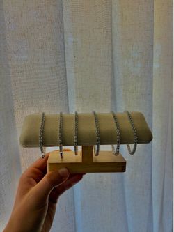 Cubic zinc tennis bracket