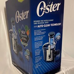 $45 Retails For $159 BRAND NE W IN BOX $40 OBO BRAND NEW  OSTER SELF Cleaning PROFESSIONAL JUICE EXTRACTOR -with- patented AUTO-CLEAN