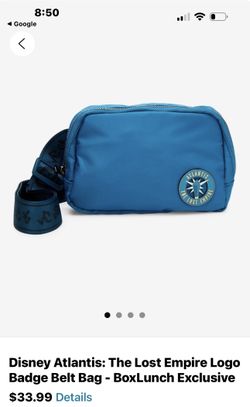DISNEY BOXLUNCH EXCLUSIVE ATLANTIS LOST EMPIRE FANNY PACK 