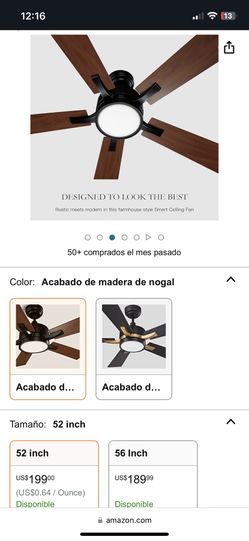 Smart Ceiling Fan With Lighting Kits