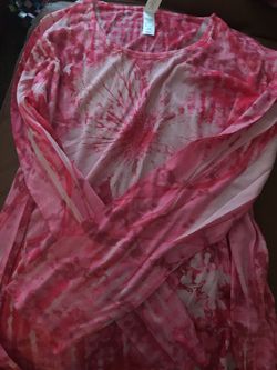 Pink Flower Shirt size small