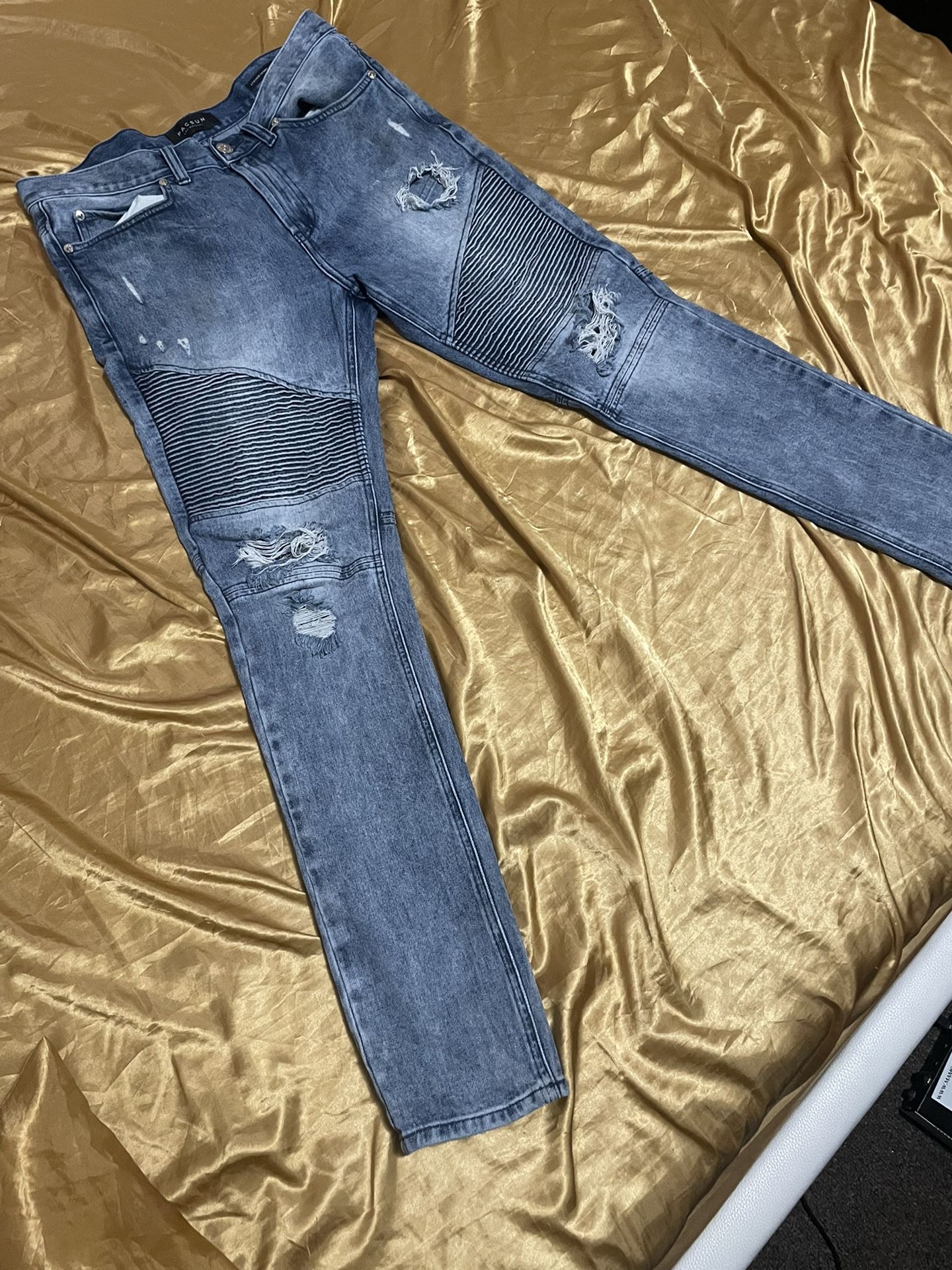 Stacked Skinny balmain jeans X PacSun Collab $80
