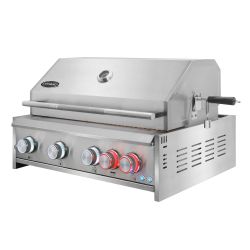 New Open Box 32” Built-In Propane Gas Grill with 5 Burners, Infrared Rotisserie in Stainless Steel