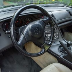 OEM Genuine USDM LHD 1998 MKIV Toyota Supra Steering Wheel Black Stitching
