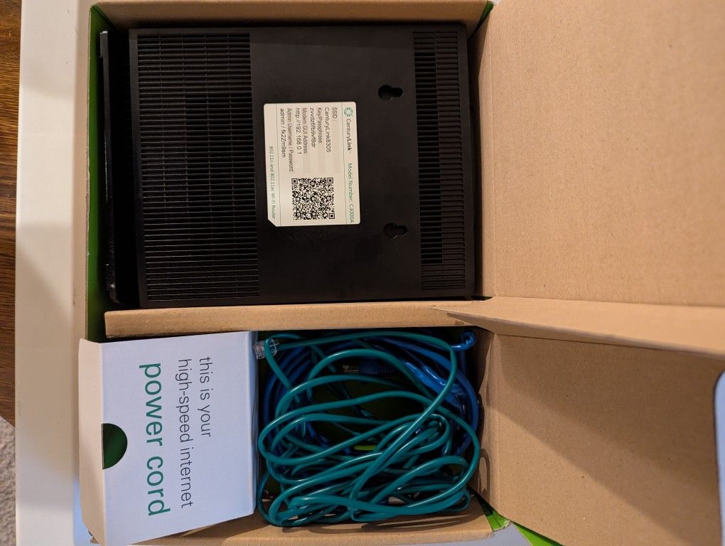 Century Link Modem C300A WiFi Router 