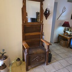 Antique Hall Tree