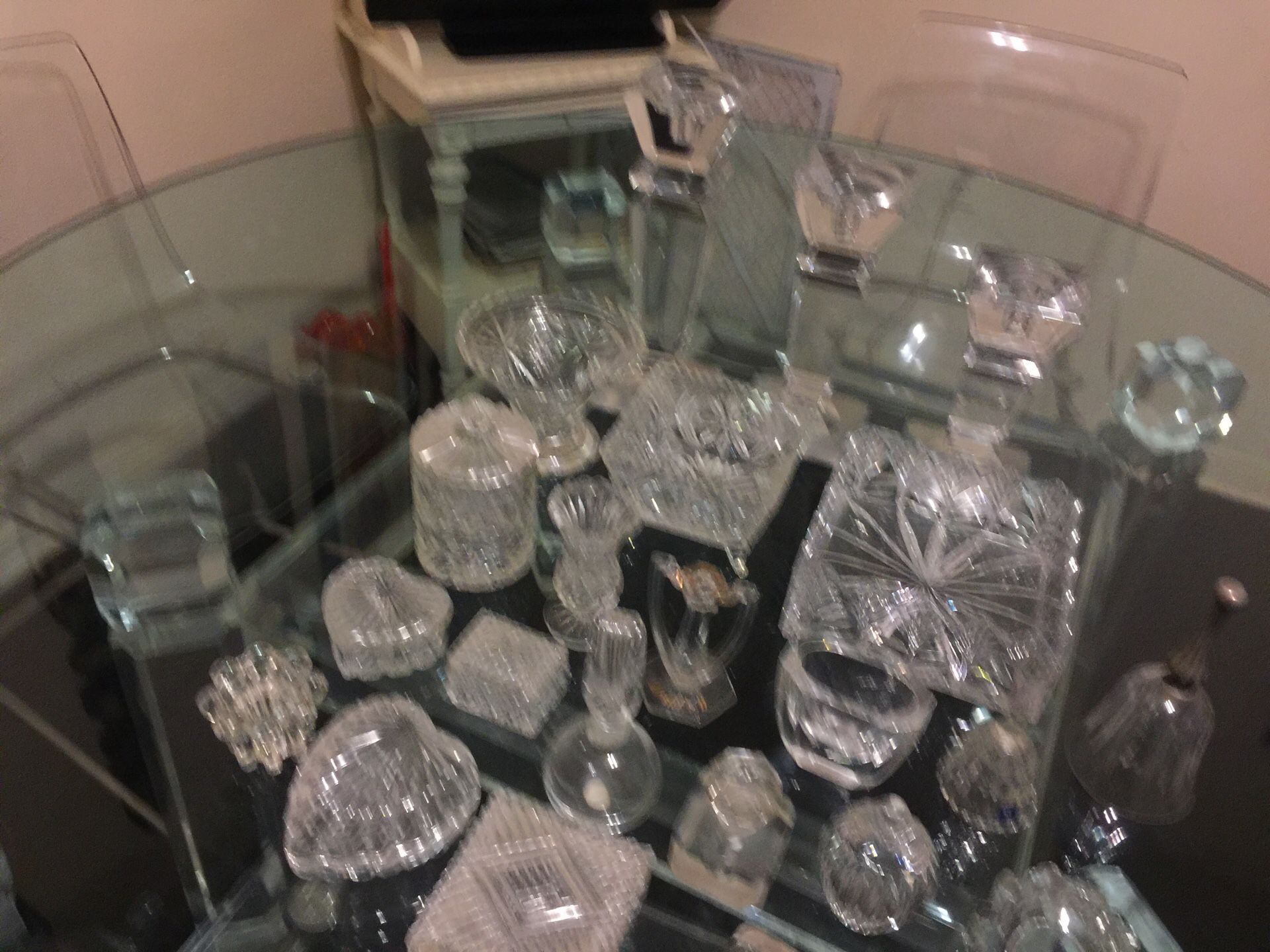 Crystal and glass collectibles