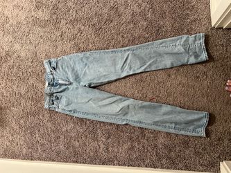 Abercrombie 90’s straight high rise size 8 long