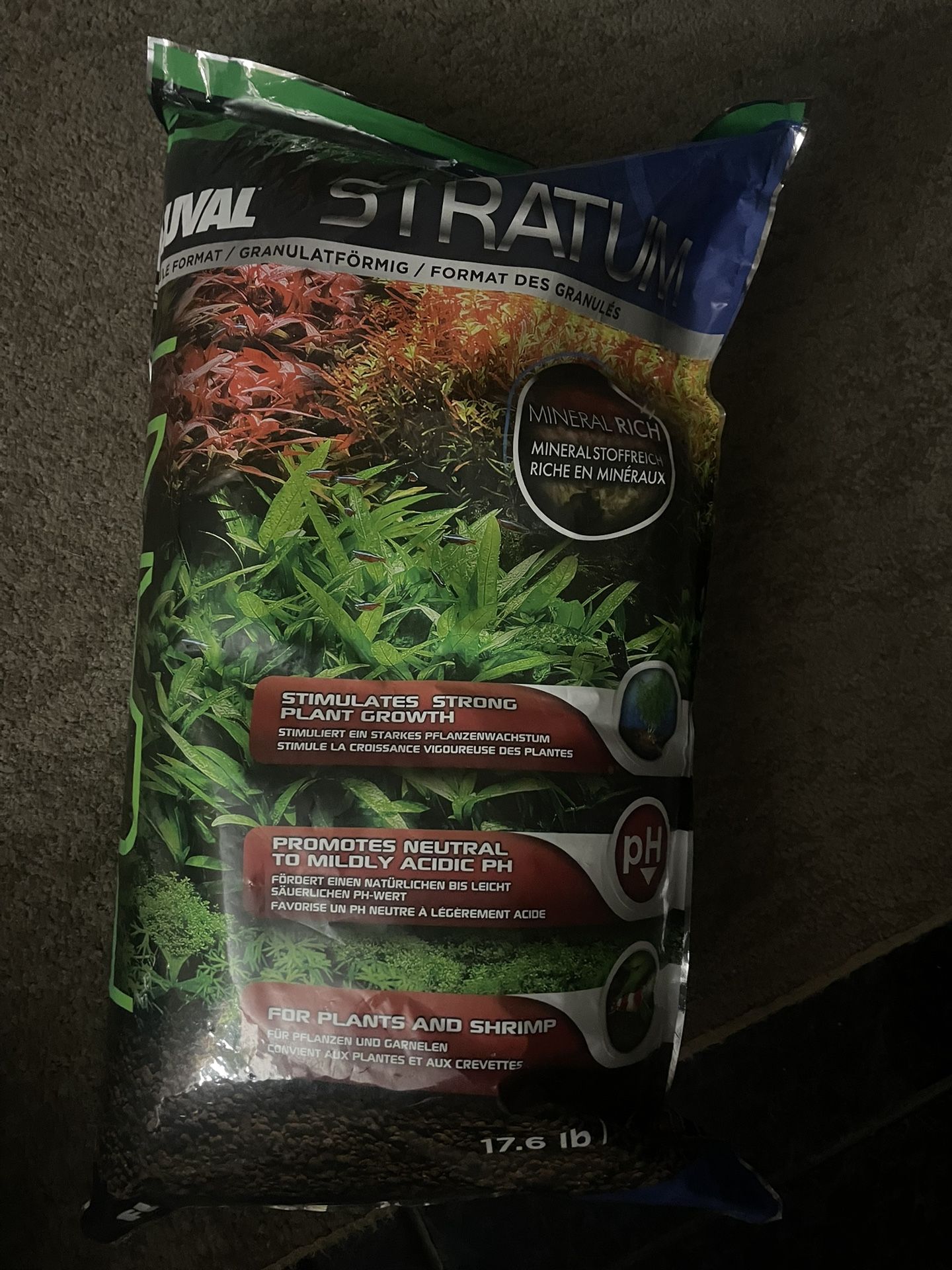 Fluval Plant Stratum Substrate 17.6 Lb