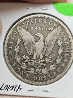 1890 CC Morgan Silver Dollar