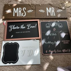 Wedding Decor/sings