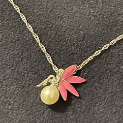 Fairy Pearl Sterling Silver Necklace 