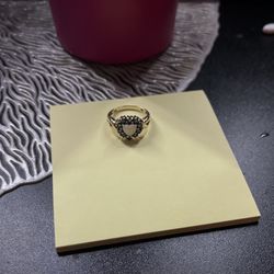 Gold Plated Heart Ring 