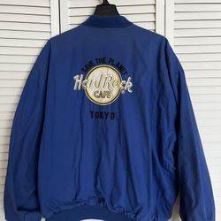 Vintage 1990’s Tokyo Hard Rock Cafe Bomber Style Jacket
