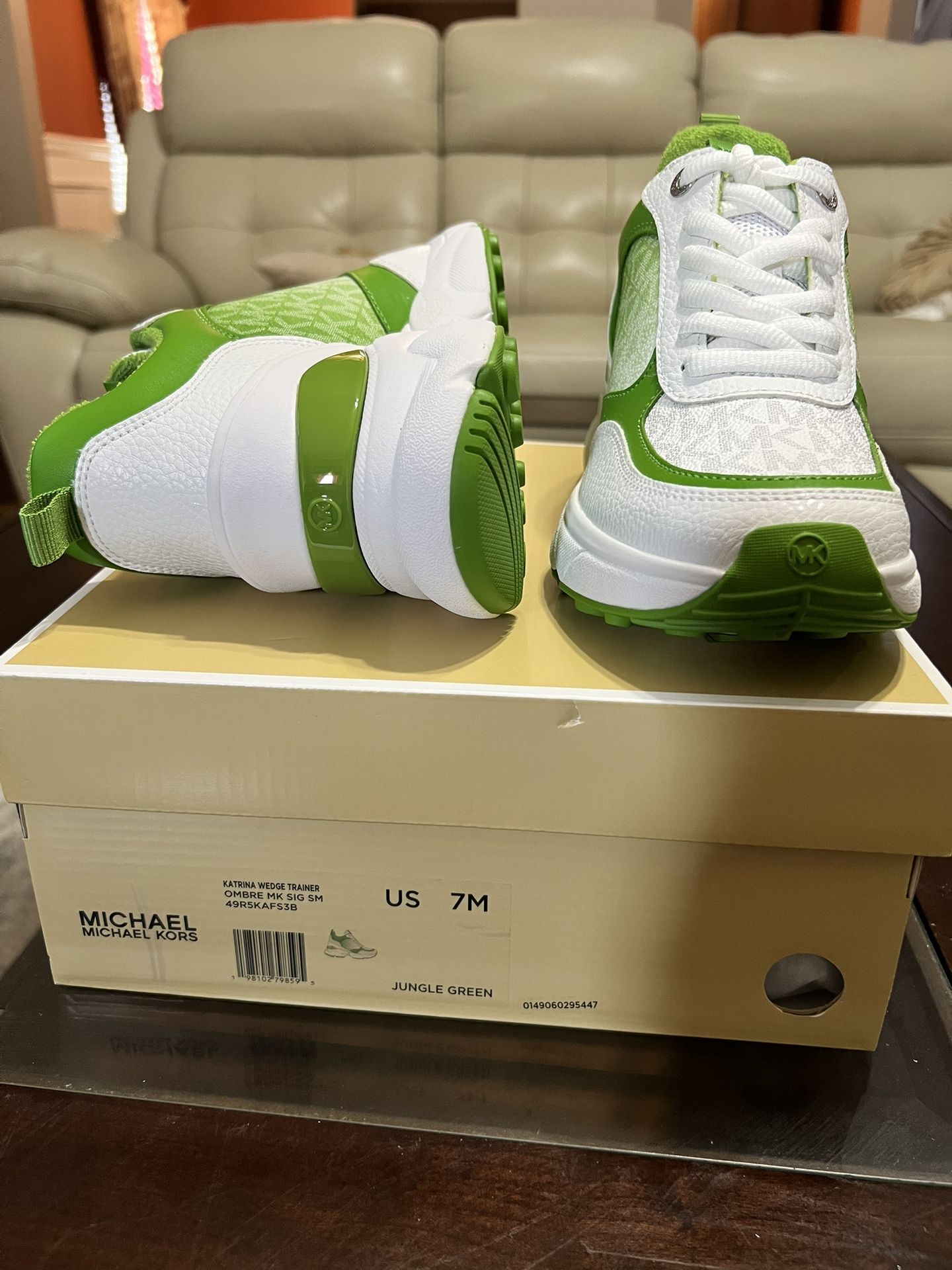 MICHAEL KORS KATRINA WEDGE TRAINERS