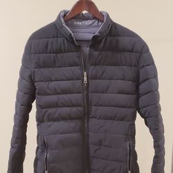 Man's or Boy's Size LARGE, CLEAN, BLACK, PADDED WINTER JACKET - firm price