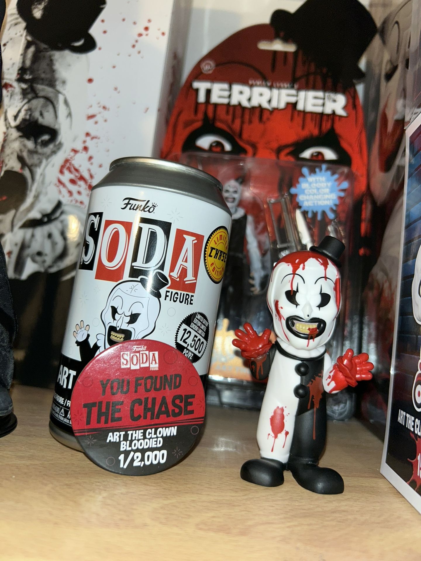 Terrifier Art The Clown Soda Limited Chase Edition