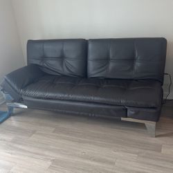 Black Leather Couch