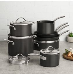 Kirkland Signature 12-piece Non-Stick Cookware Set=V4-518