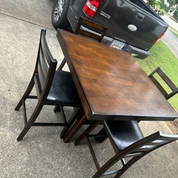 Dining Table W/ 4 Chairs