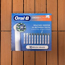 Oral-B CrossAction Replacement Brush Heads 10-Pack $24