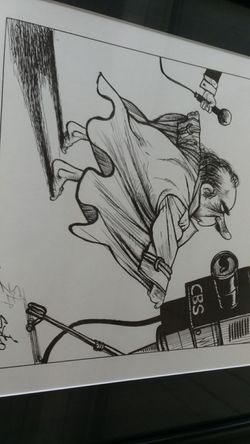 Pulitzer prize winner and Boston Globe cartoonist Paul Szep autographed lithographs $200