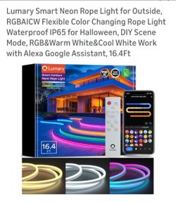 Lumary Smart Neon Rope Light 16.4Ft RGBAICW
