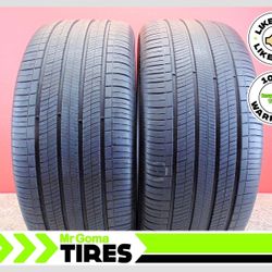 2 USED TIRES HANKOOK ION EVO AS SUV EV SOUND  ABSORBER 285/45/21 92% LIFE * PRODUCTION YEAR  2023 - 2025 * INSTALLATION INCLUDED *