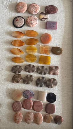 Jewelry Making Mixed Polished Stone Cabochon Lot