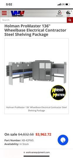 KM Pro master Contractor Steel Shelving Package
