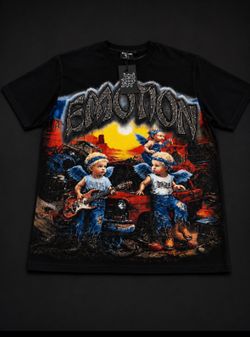 Mixed emotion black T