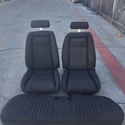 Mustang Black Tweed Seats And Coupe 