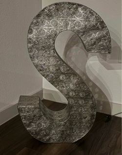 Large Decorative Metal S