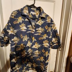 Blue Hawaiian Shirt