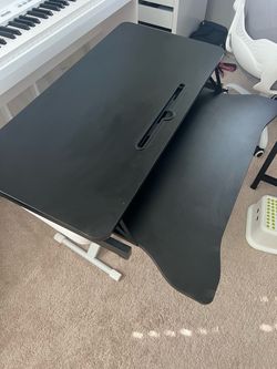 Standing Desk Converter,Stand Up Desk Riser,for Dual Monitor Riser,Tabletop Workstation for Home Office, Easy Assembly