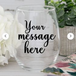 Stem-less Wine Glasses