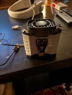 Portable fan for outdoor work