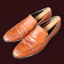 Cole Haan Grand Os Lenox Hill Mens Brown Leather Slip On Loafers  Sz 11  C11626