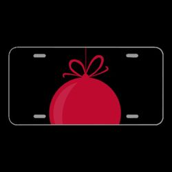 License Plate Novelty Car Front Ball Christmas Ball Christmas
