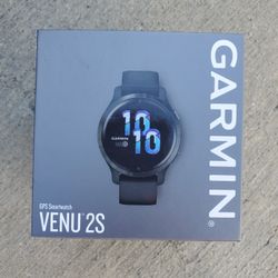 Garmin Venu 2S GPS Watch - Slate Stainless Steel Bezel