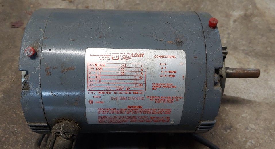 1/3 Horse Power Motor