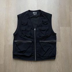 Men’s Asos Utility Vest In Black 