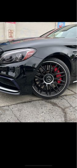 New Mercedes 19” Amg style rims with new tires set car not fir sale