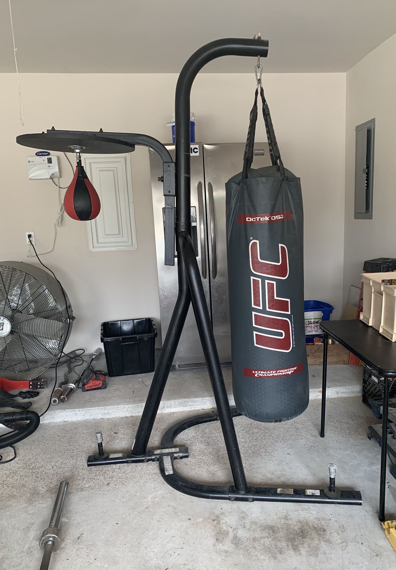 Heavy Punching Bag with Stand and Speed Bag