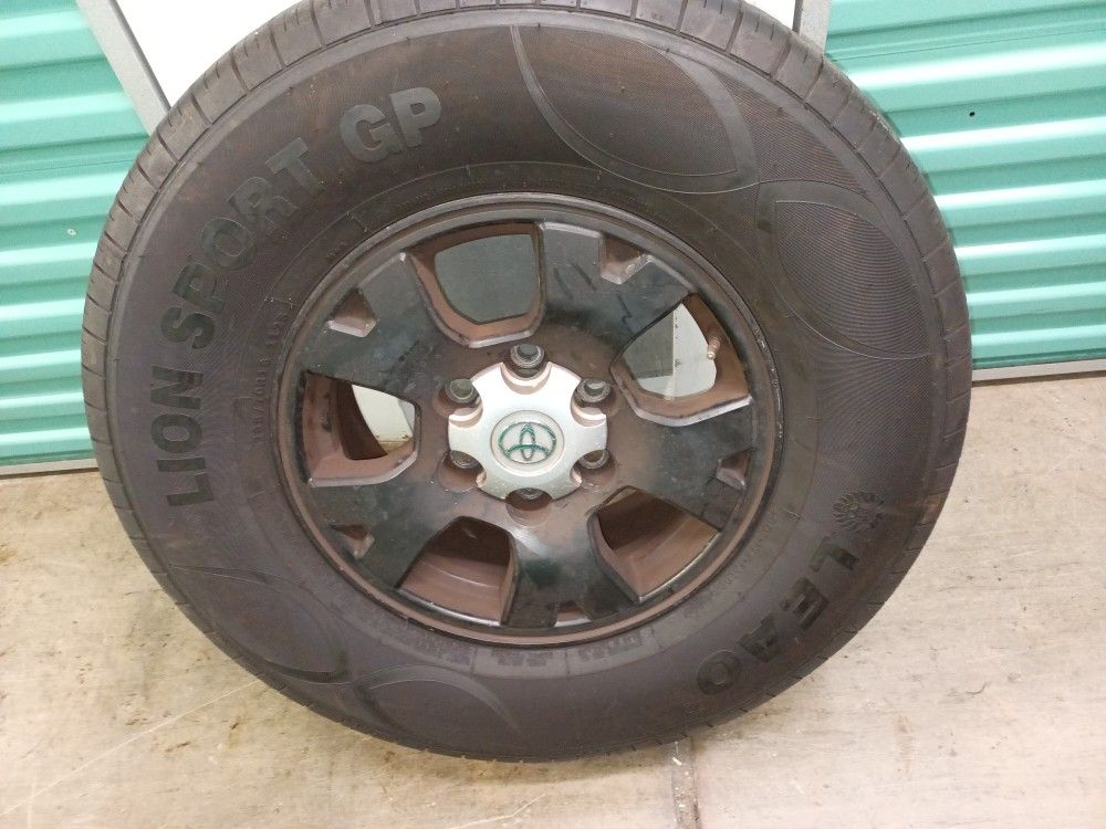 Set Of 4 Rims And Tires