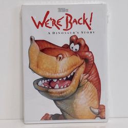 NEW We’re Back! A Dinosaur’s Story DVD Rated G PRICE FIRM