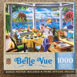 Jigsaw Puzzle SEASIDE DINING VIEW Master Pieces  