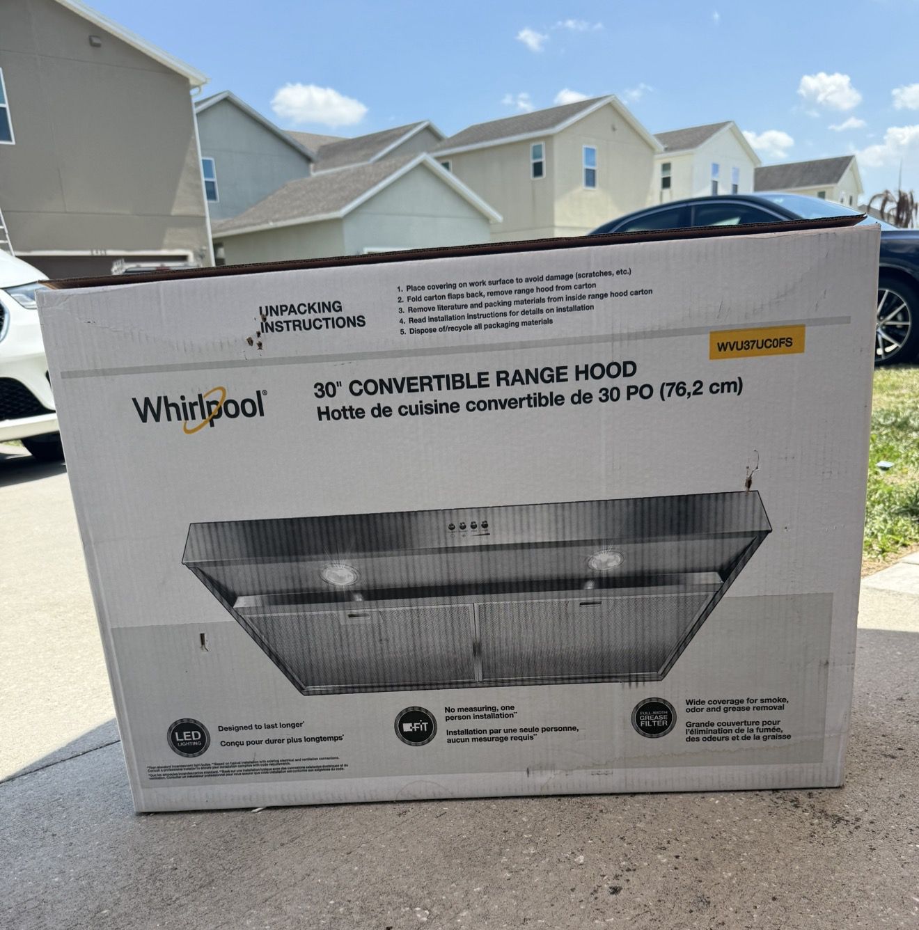 Whirlpool - 30 inches - Convertible - Under cabinet Range Hood - Stainless Steel